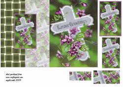 Morning Glory with the Easter Cross