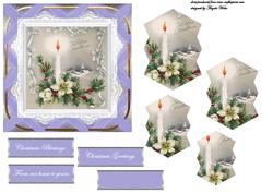 Vintage Candle at Christmas