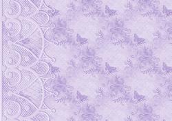 Lilac Butterfly and Lace