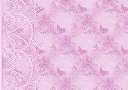 Pink Butterfly and Lace