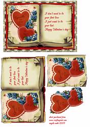 Vintage Valentine Hearts