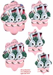 Bunnies Sending You Easter Wishes
