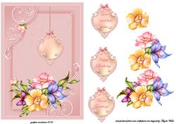 Blossoms, Butterfly and Sentiments