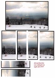 Snow Fall Over the Hills