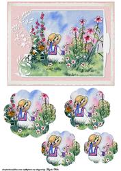 Girl Picking Flowers