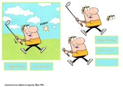 Golfer Hit the Ball