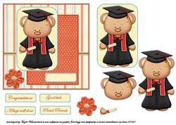 Girl Bear Graduation