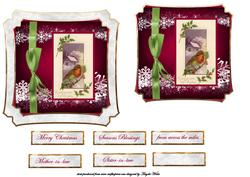 Vintage Christmas Robin