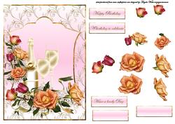 A Birthday to Celebrate, Rose and Wine