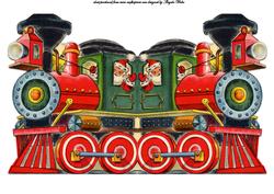 Santa's Steam Train Engine