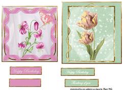 Framed Floral Toppers