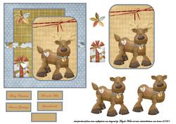 Reindeer and Present