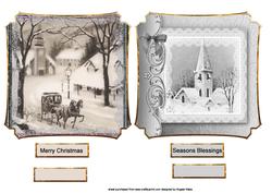 Vintage Scenes Toppers