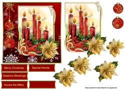 Vintage Christmas Candles