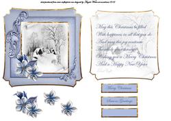 Christmas Vintage Scene