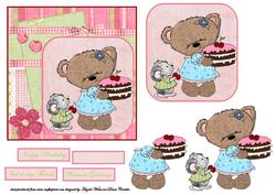 Bear, Mouse and a Cherry Cake