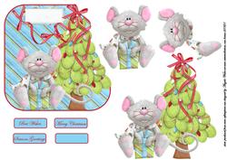 Christmas Tree and Mouse