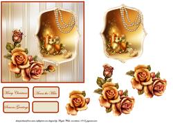 Roses, Candles and Ornaments