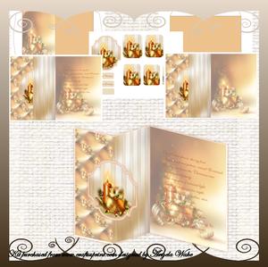Candles Burn Fold Back Card