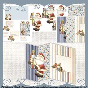 Santas Gifts Foldback Card