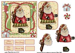 Santa Card Front