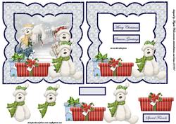 Bears Christmas Frame