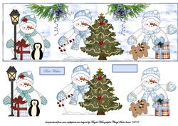 Snowman Happy Holidays