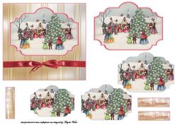 Carol Singers Round the Christmas Tree