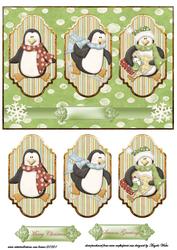 Penguin Family Panel Card