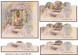 Vintage Christmas Through the Window