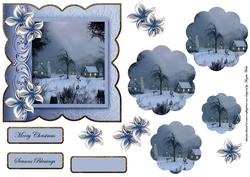 Winter Evening Scene