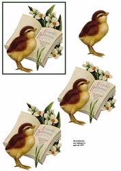 Chick Reading the Easter Blessings
