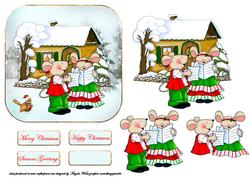 Christmas Mouse Carol Singers