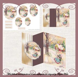 Christmas Holidays No Hole Foldback