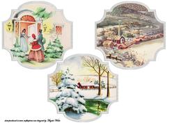 Christmas Vintage Toppers