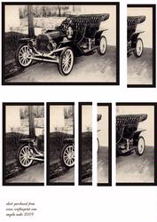 Open Topped Vintage Car