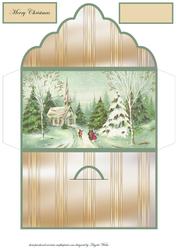 Christmas Vintage Church Money Wallet