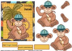 Monkey Business Card Front
