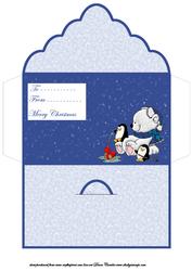 Polar Bear and Penguin Money Wallet
