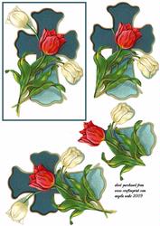 Tulips and Cross