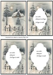 Snow in the Moonlight Card Front