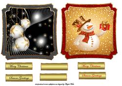 Baubles and Snowman Toppers