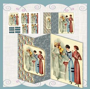 Afternoon Tea No Hole Foldback Card Mini Kit