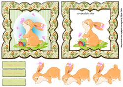 Easter Rabbit with Flutters Butterfly