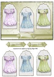 Party Dress Panel Card