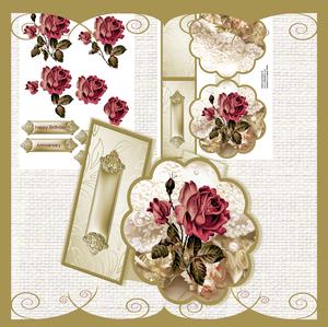Victorian Plum Rose Mini Kit