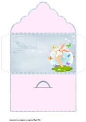 Dancing Rabbit and Butterfly Money Wallet