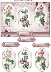 Delicate Rose Panel Card