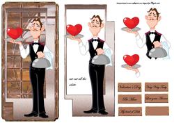 Meal for Two Valentine Dl Card Front