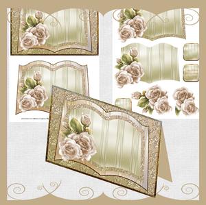 Cream Rose Book Mini Kit